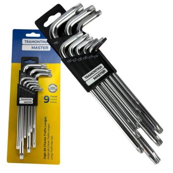 JOGO DE CHAVES TORX TRAFIX TRAMOTINA