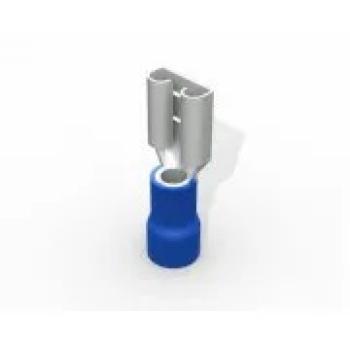 TERMINAL, COBRE ESTANHADO, LUVA MACHO, PRE-ISOL. NYLON, 1,52,5MM2 15A, COR AZUL DECORLUX