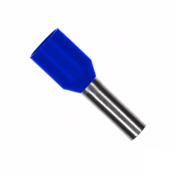 TERMINAL TUBULAR SIMPLES AZUL 16,0MM C12 - E16-12 - ELETROKIT
