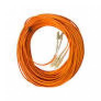 CORDÃO ÓPTICO DUPLEX LC/LC - 25M LARANJA