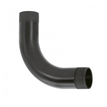 CURVA PVC C/ROS.H  3/4X90G PRETO