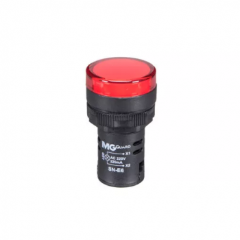 SN-E6 SINALEIRO MONOBLOCO 220VCA VERMELHO MARGIRIUS