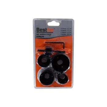 SERRA COPO MADEIRA KIT 6 PECAS BESTFER REF BFH1466