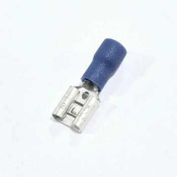 TERMINAL FÊMEA COM ISOLAMENTO AZUL 1,5-2,5MM² 6,3X0,8MM FE 1614-1C
