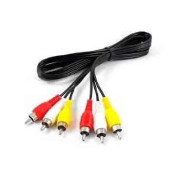 CABO 3RCA + 3RCA 1,8 METROS