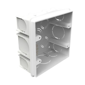 CAIXA DE EMBUTIR EM ALVENARIA 4X4 BRANCO ENERBRAS