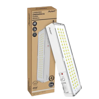 LUMINARIA EMERGENCIA LED BARRA 4W 6000K 200LM 60LEDS BF AVANT