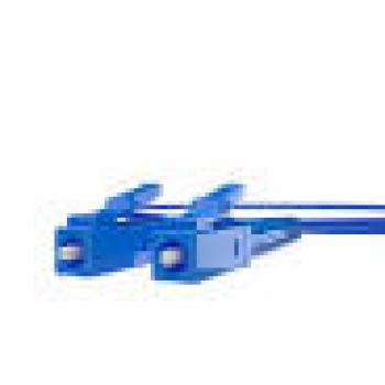 CORDÃO ÓPTICO SIMPLEX SM, E200/APC-SC/PCC AZUL 10METROS
