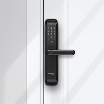 FECHADURA DIGITAL INTELIGENTE DE EMBUTIR MFD7000 PT INTELBRAS