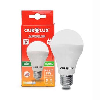 LÂMPADA BULBO SUPERLED 9W BIV 6500K OUROLUX