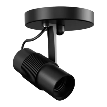 SPOT BASIC 1XE27 PRETO FOSCO AVANT
