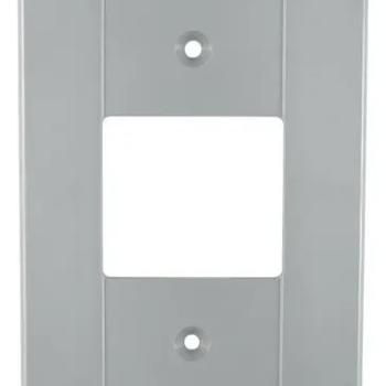 TAMPA P/CONDULETE 4X2 2 POSTOS JUNTOS EM TERMOPLASTICO CINZA ESCURO LINHA PLASTIBOX TRAMONTINA