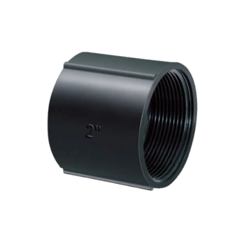 LUVA PVC ROSCA L 2“ PRETO