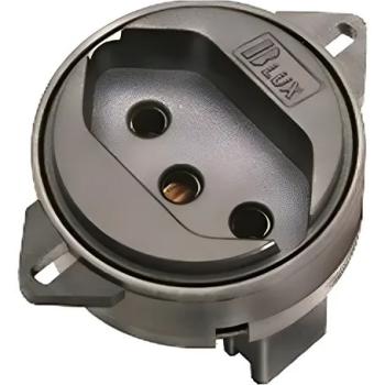TOMADA PISO.2P+T 10A 250V PR      97748/3713-2
