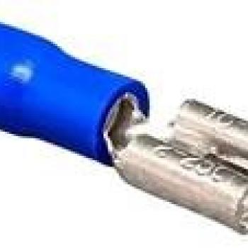 TERMINAL, COBRE ESTANHADO, LUVA FEMEA, PRE-ISOL. NYLON, 1,52,5MM2 15A, COR AZUL DECORLUX
