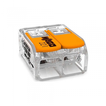 CONECTOR EMENDA 2X 0,5-6MM 450V 41A 221612 WAGO