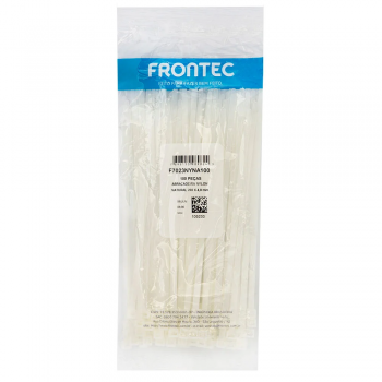 ABRAÇADEIRA NYLON NATURAL 200 X 4,2 mm - 100 pcs FRONTEC