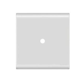 PLACA + SUPORTE 4X4 01 FURO 9,5MM  LINHA LIZ BRANCA TRAMONTINA