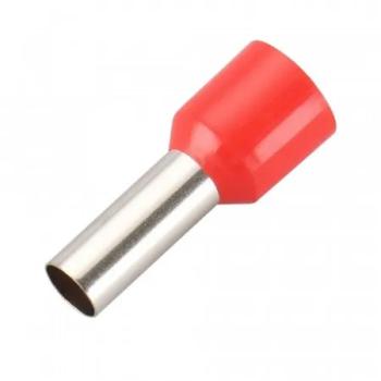 PINO TUBULAR SIMPLES ISOLADO VERMELHO 4MM
