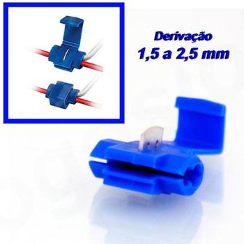 CONECTOR DERIVAÇÃO TAPLINK AZUL 0,75-2,5MM - 802 - ELETROKIT
