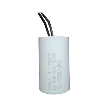 CAPACITOR SIMPLES 2 FIOS 15 UF X 250V RIMA
