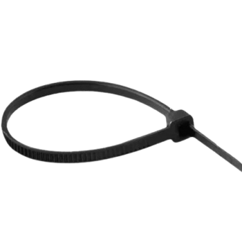 ABRACADEIRA DE NYLON, PLASTICO 6,6, 200X4,8MM, COR PRETO, (PCTE 100UN) DECORLUX