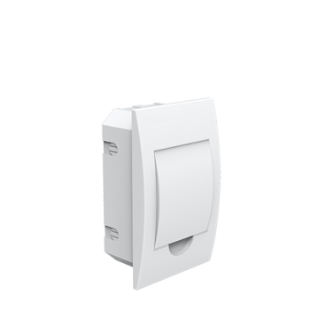 QUADRO DE DISTRIBUIÇÃO EMBUTIR 4P DIN TAMPA BRANCO ENERBRAS
