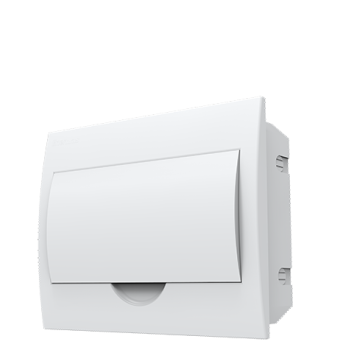 QUADRO DE DISTRIBUIÇÃO EMBUTIR 8P DIN TAMPA BRANCA ENERBRAS