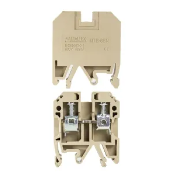 BORNE DE PASSAGEM BEGE 6MM - 6EN - ELETROKIT