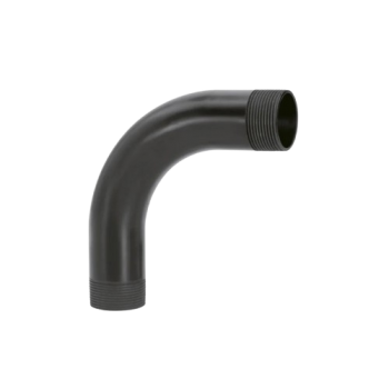 CURVA PVC C/ROS.L 2“X90G PRETO
