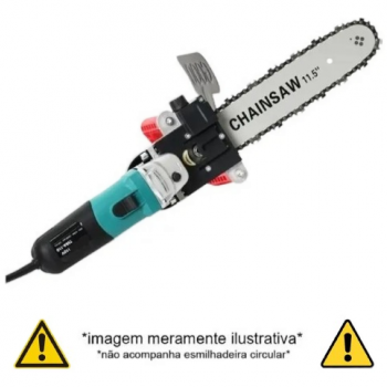 ADAPTADOR MOTOSSERRA P/ ESMERILHADEIRA CHAIN SAW
