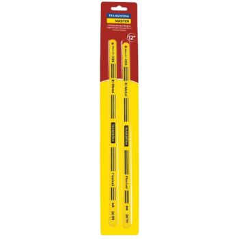 CONJUNTO 2PÇ LÂMINAS PARA ARCO DE SERRA 12MM AÇO BI-METÁLICA 24 DENTES TRAMONTINA