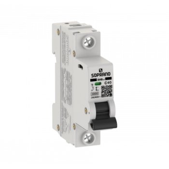 DISJUNTOR MONOPOLAR SHB1-GIII-C40 1P 40A SOPRANO