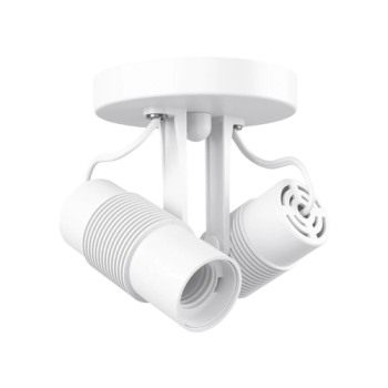 SPOT BASIC DUPLO 2XE27 BRANCO FOSCO AVANT