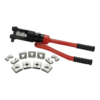 CRIMPADOR HIDRÁULICO DE TERMINAIS SEM ISOLAÇÃO 6 TON MATRIZES 16 A 240MM² MODELO HY-YQK-240
