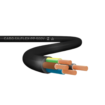 CABO PP FLEXIVEL 500V 4x4MM PRETO SIL