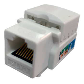 CONECTOR TOMADA RJ45 FEMEA KEYSTONE CAT6