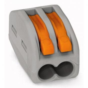 CONECTOR EMENDA 2X 0,08-4MM 400V 32A CINZA WAGO