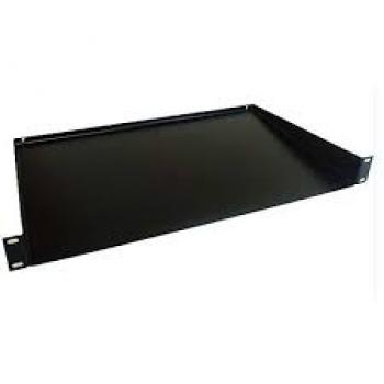 BANDEJA 19“ FIXACAO SIMPLES 01U P390 - PRETO MICRO