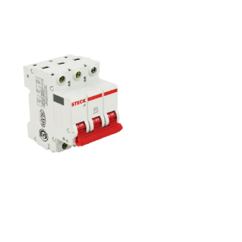 Disjuntor 3P 125A C 10kA 400V DIN Curva C com Alavanca Articulada CLAMPER