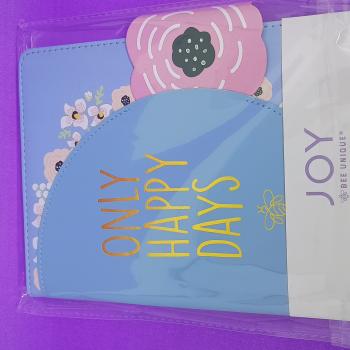 Caderno A5 Capa PU e fDAYSecho - 80 fls-HAPPY