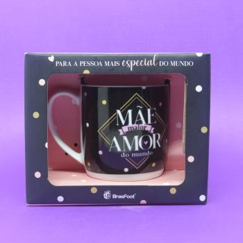 Caneca de Vidro 320 - A Melhor mãe do mundo
