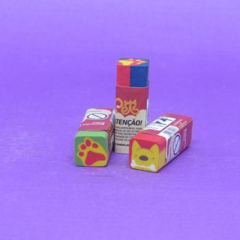 Borracha Cubo PET  Decorada