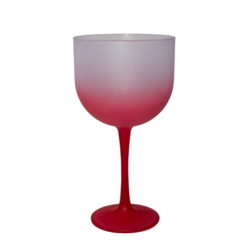 TAÇA GIN 600ML DEGRADE - VERMELHO