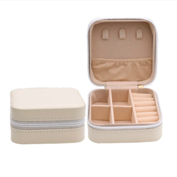 PORTA JOIA PORTATIL CAIXINHA - BRANCO