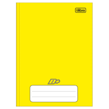 CADERNO BROCHURA 1/4 48FLS LISO D+ AMARELO - TILIBRA