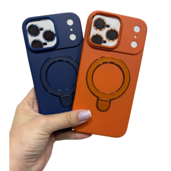 Capa couro Basike suporte+proteção camera