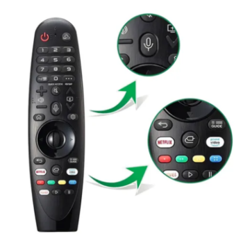 Controle LE-7700-3 TV LG com voz BT