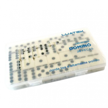 Jogo LKN-MD5008 Domino 28 peças Luatek