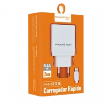 Carregador Y46-2 Iphone duplo 6.1 H´Maston